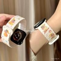 ราคา สายถักซิลิโคนแม่เหล็กเครยอนชินจังน่ารักการ์ตูนสําหรับ Apple Watch Series 11 10 987654321, SE3, SE2, Ultra3, Ultra2 49 มม. 46 มม. 41 มม. 45 มม. 44 มม. 42 มม. อุปกรณ์เสริมสมาร์ทวอทช์ (56404122736)