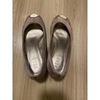ราคา รองเท้าคัชชูปลายเท้าเปิด ELLE size 38 แท้ ด้านนอกเป็นผ้าซาติน (17285667737)