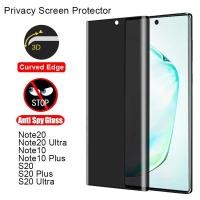 ราคา ฟิล์มกระจกนิรภัยกันรอยหน้าจอ ขอบโค้ง กันแอบมอง สําหรับ Samsung Galaxy Note 20 S23 S22 S21 S20 Ultra 10 Plus Note20 5G Note10 9 8 (6446921930)