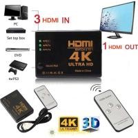 ราคา 5-Port Hdmi 4k 2k Switch 5X1 5 In 1 Out Auto Switch Support Hdcp, 3D, 1080P, Hd Audio With Ir Remote+ 3-port hdmi 3x1 (3761177215)