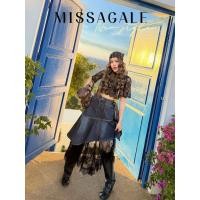 ราคา ส่งต่อกระโปรงยีนส์แต่งลูกไม้ดำMissagale[มือ1] (49455723000)