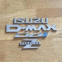 ราคา โลโก้ ISUZU D-MAX DDi Z PRESTIGE ปี 2012-2019 ตัวหนังสือติดฝาท้าย (จำนวน 4 ชิ้น) (18167234114)