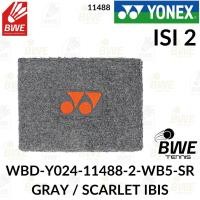 ราคา YONEX WRISTBAND WBD-Y024-11488-2-WB5-SR GREY / SCARLET IBIS - ของแท้ 100% TENNIS BRACELET (42070831917)