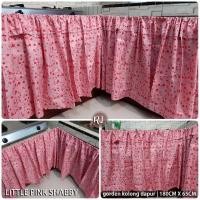 ราคา ผ้าม่านใต้ประตูครัวโทรมสีชมพูน้อย (8215603739)