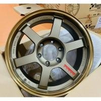 ราคา ล้อแม็กใหม่ TE Flow Forming (ล้อเบา) - น้ำตาลขอบชา หยอดแดง - งาน YUSTA - ขอบ18 x 6รู139 หน้า8 ET22 (6978868865)