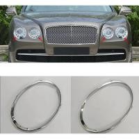 ราคา Car Front Headlight Chrome Frame Trim Replacement for Bentley Flying Spur 2013 2014 2015 2016 2017 (40127100524)