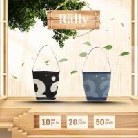 ราคา Rally The Bag/Rally Movement ทอลายโลโก้ กระเป๋า rally แท้ Bucket Bag(ของแท้ 100%) (44478979377)