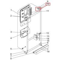 ราคา อะไหล่เเท้ศูนย์/KIEP89701/HINGE ASSY(UP)/ชุดบานพับฝาบน/มิตซูบิชิ/ตำเเหน่งที่ 10/ /ใช้กับรุ่นMR-BF30E MR-BF34H-HS (48807867109)