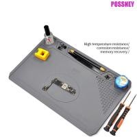 ราคา POSSNEY เสื่อบัดกรี,ซิลิโคนทนความร้อนซ่อมPad,Anti-Staticโต๊ะแพลตฟอร์มESDฉนวนกันความร้อนแผ่นทํางานโทรศัพท์ซ่อมเครื่องมือ (53609327341)