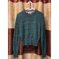 ราคา Branded uniqlo blacklabel fulltag - preloved เสื้อครอปไหมพรมผู้หญิง พรีเมี่ยมเหมือนสี greenwash ใหม่ (40722022728)