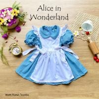ราคา ALICE IN WONDERLAND CHILDRENS COSTUME/ ALICE COSTUME/ CHILDRENS COSTUME/ NEWBORN COSTUME/ GIRLS PHOTOSHOOT ผ้า (19451910135)
