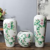 ราคา Jingdezhen เซรามิค Hydroponic แจกันโรงงานตกแต่งบ้านการจับคู่ใหม่จีนแจกันสีขาว High-End Feeling มูลค่า 26/4/16 (49658977498)