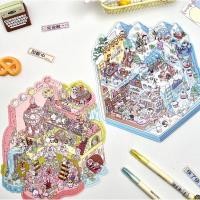 ราคา สติกเกอร์ภูมิทัศน์การจัดเก็บขนาดใหญ่สุด DIY คู่มือภูมิทัศน์สไตล์เกาหลีน่ารักสามมิติ 3D SS184 สติ๊กเกอร์ ฉาก สติ๊กเกอร์ฉากหลัง สติ๊กเกอร์ 3d สติ๊กเกอร สติ๊กเกอร์ diy sticker (28512079350)