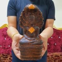 ราคา พระนาคปรกโบราณ ศิลปะขอมยุคเก่า ปราสาทเขาพนมรุ้ง สร้างจากหินศิลาแลง มีเสน่ห์มนต์ขลัง(หน้าตัก5นิ้ว สูง25ซม.)หนักมากๆ (10838878062)
