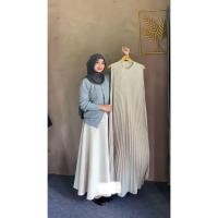 ราคา ชุดด้านใน Plisket Mayung / Dress Polos Plisket / Inner Plisset / Dress ร่ม / Dress Plisket / เดรสจีบด้านใน (49856207284)