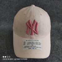 ราคา MLB BASEBALL CAP NY LOGO สีชมพู NN133 (26575039790)