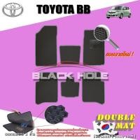 ราคา Toyota BB 2000-2005 (Gen 1) พรมรถยนต์เข้ารูป2ชั้นแบบรูรังผึ้ง Blackhole (2356973216)