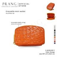 ราคา Prang Crocodile Leather Mini Purse / Wallet for Coin & Card กระเป๋าสตางค์จิ๋ว ใส่บัตร เหรียญ หนังจระเข้ C-ACCB-001-Y (20606759489)
