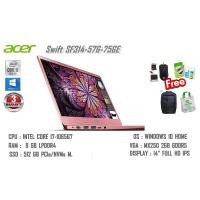 ราคา [มีส่วนลด 14%] Notebook Acer Swift SF314-57G-75GE (ชมพู) (6734909069)