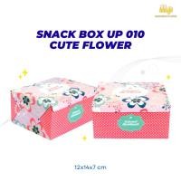 ราคา SNACK BOX UP 010 CUTE FLOWER / SNACK UP BOX 010 / CAKE BOX @25 ชิ้น (42764665033)