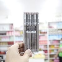 ราคา ยกแพ็ค 12แท่ง คิ้วจรวด ดินสอเขียนคิ้ว ปลอกเหล็ก 2ด้าน สิวันนา sivanna es004 (4558641558)