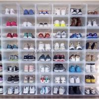 ราคา (เซ็ต24ใบ)กล่องรองเท้า กล่องพลาสติกแข็งTower Box พร้อมส่ง (24086053737)