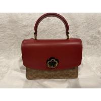 ราคา กระเป๋า Coach Parker Top Handle สีแดง งานช้อป (15045569044)