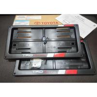 ราคา ของแท้ กรอบป้ายทะเบียน TRD Sportivo TOYOTA 1คู่ สีดำ สำหรับ TOYOTA TRD SPORTIVO (51656248610)