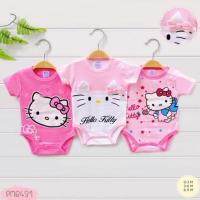 ราคา บอดี้สูทเด็ก เสื้อผ้าเด็กอ่อน ลายคิตตี้ Kitty ได้รับทั้ง3ชุดเลยจ้า (717817480)