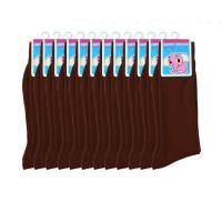 ราคา ToyZoner ถุงเท้านักเรียน ไซส์ 7-9 แพ็ค 12 คู่ (สีน้ำตาล) (7568133483)