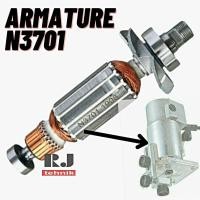ราคา MESIN Makita N3701 Armature Anchor Rotor อะไหล่เครื่องโปรไฟล์ทริมเมอร์ 3701 (43672649623)