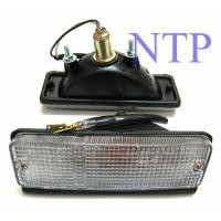 ราคา (1 คู่) ไฟหรี่กันชน โตโยต้า โคโรล่า KE70 (ฝาขาว) TOYOTA COROLLA E70 KE70 KE75 TE71 TE72 ไฟตัดหมอก ไฟในกันชน (2276598672)
