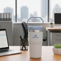 ราคา แก้วSTANLEY สกรีนตรามหาวิทยาลัย THE ICEFLOW FLIP STRAW TUMBLER ขนาด 20Oz/591ml (25097847523)