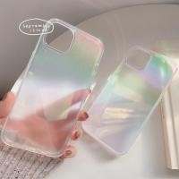 ราคา (มี15) สินค้าพร้อมส่ง เคสโทรศัพท์ TPU ลาย โฮโลแกรมขอบมุก (15516225342)