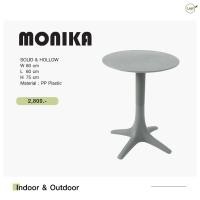 ราคา MONIKA โต๊ะพลาสติก โต๊ะกลม โต๊ะกลางแจ้ง โต๊ะกาแฟ โต๊ะมินิมอล โต๊ะคาเฟ่ โต๊ะสนาม โต๊ะกินข้าว (53207319876)