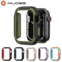 ราคา Mijobs เคสนาฬิกาข้อมือ TPU แบบเต็ม สําหรับ Apple Watch 41 มม. 45 มม. Apple iWatch Series 7 6 5 4 SE 44 มม. 40 มม. (11684635823)