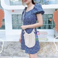 ราคา PDSถักเองพร้อมส่งกระเป๋าถัก (ทรงขนมจีบ) แฮนด์เมด สไตล์ญี่ปุ่น ชิคๆ ลดโลกร้อน☀️ (6441291751)
