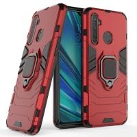 ราคา Realme 5 - 5i - 5s - Black Panther Slim Standing Ring Armor Case กันกระแทก (41155741929)