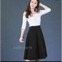 ราคา กระโปรงผ้าโฟม สีดำ มือสอง (7152240327)