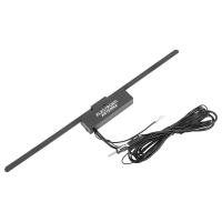 ราคา uxcell Universal AM FM Car Radio Hidden Amplifier Antenna Signal Car Truck Motorcycle Electronic Ra (54852387930)