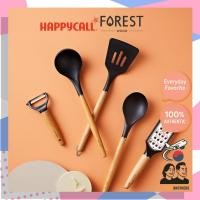 ราคา Happycall / Forest Wood Cooking Utensil 5P Set (29742173560)