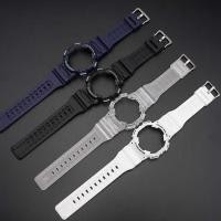 ราคา C เรซิน16มม. สายนาฬิกาฝาเหมาะสำหรับ Casio G-Sho Aq-S800 Aq-S810w งกันน้ำกีฬา Aqs810นาฬิกาเคสและสร้อ (57154052961)
