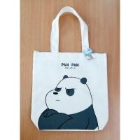 ราคา //ติดจอง//กระเป๋าผ้า We Bare Bears ลาย Panda (1835948701)