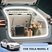ราคา ด้านหลัง LED Light Bar แถบ Trunk ภายในโคมไฟตกแต่ง Strip Fit สําหรับ TESLA รุ่น X (29084389447)