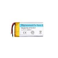 ราคา แบตเตอรี่ลิเธียมไอออนแบบชาร์จไฟได้สําหรับ iPod nano 6th 3.7V 0.39Whr (43812918863)