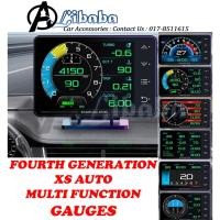 ราคา XS AUTO รถ OBD GPS ดิจิตอล OBD2 เมตรมาตรวัดความเร็วจอแสดงผล Hud น้ํา temp RPM Turbo Boost รุ่นที่สี่ (53507671812)