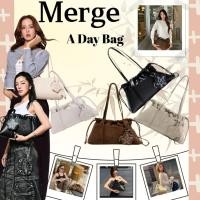 ราคา ของแท้กระเป๋า MERGE IT Bag 26 4 colors ของ ใหม่มือ กระเป๋าถือ สะพายข้าง (49759926249)