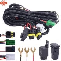 ราคา GIO Store H11 ไฟตัดหมอกช่องสายรัดสายไฟลวดตัวชี้วัด LED 12V 40A รีเลย์ (27991533241)