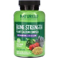 ราคา ✈️Pre order/ของแท้NATURELO, Bone Strength, Plant-Based Calcium Complex, 120 Vegetarian Capsules (1881785710)