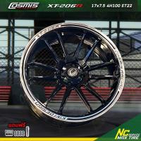 ราคา ล้อแม็กขอบ17 / Cosmis XT-206R / 17x7.5 ET22 4H100 / ดำเงาขอบเงา / ราคารวม 4 วง / ncmaxtire (19071615868)